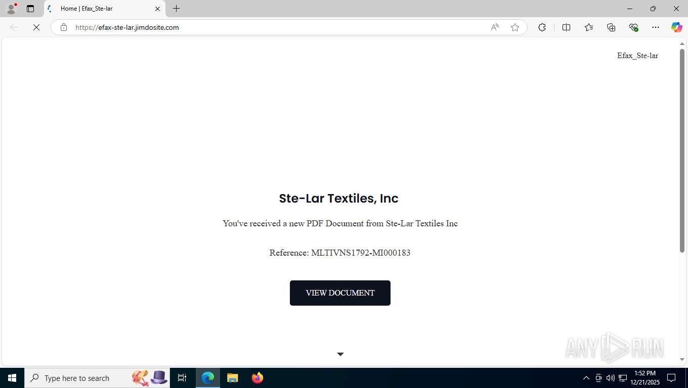 Malware analysis https://www.google.com/url?q=https%3A%2F%2Fefax-ste ...