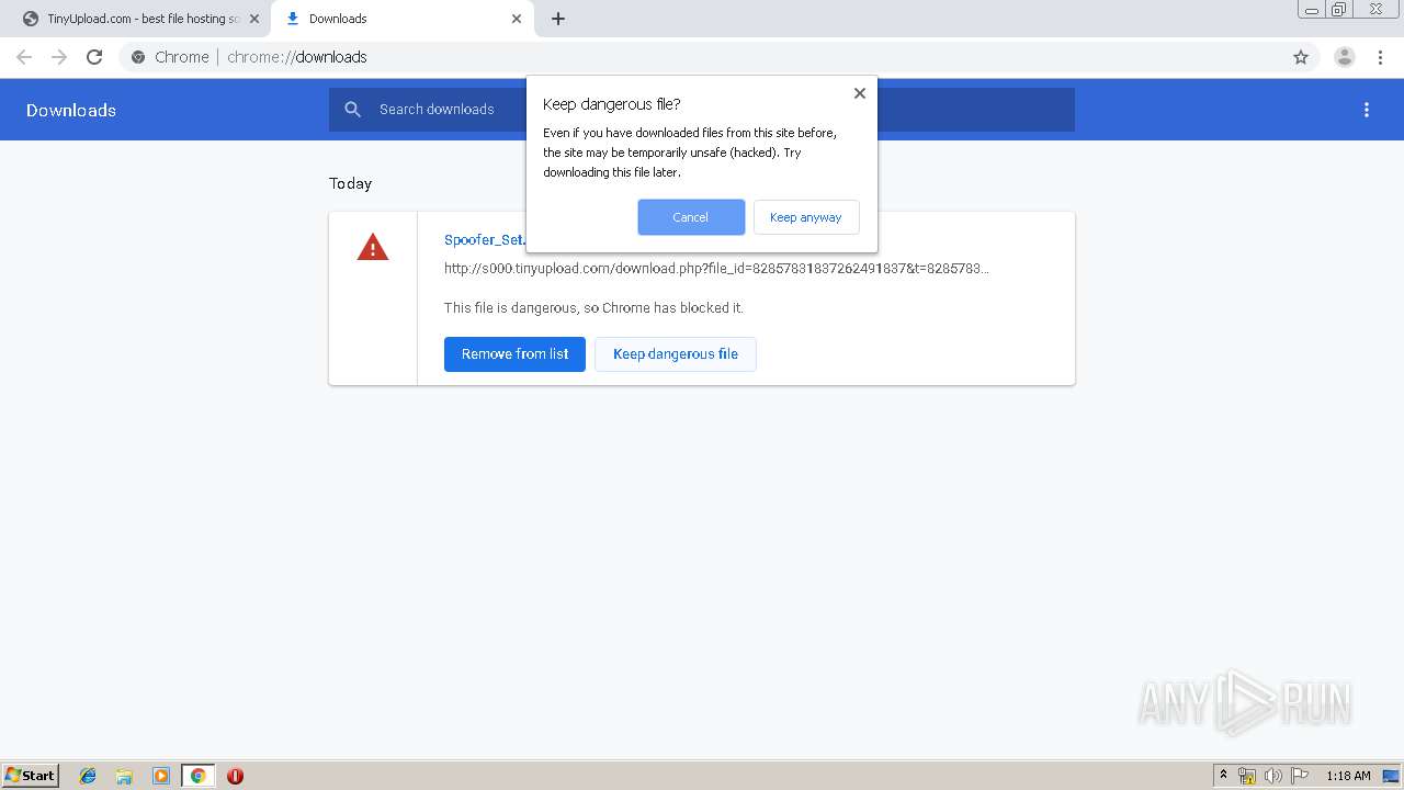 Http S000 Tinyupload Com File Id 82857831837262491837 Any Run Free Malware Sandbox Online - download btroblox 294 crx file for chrome old version