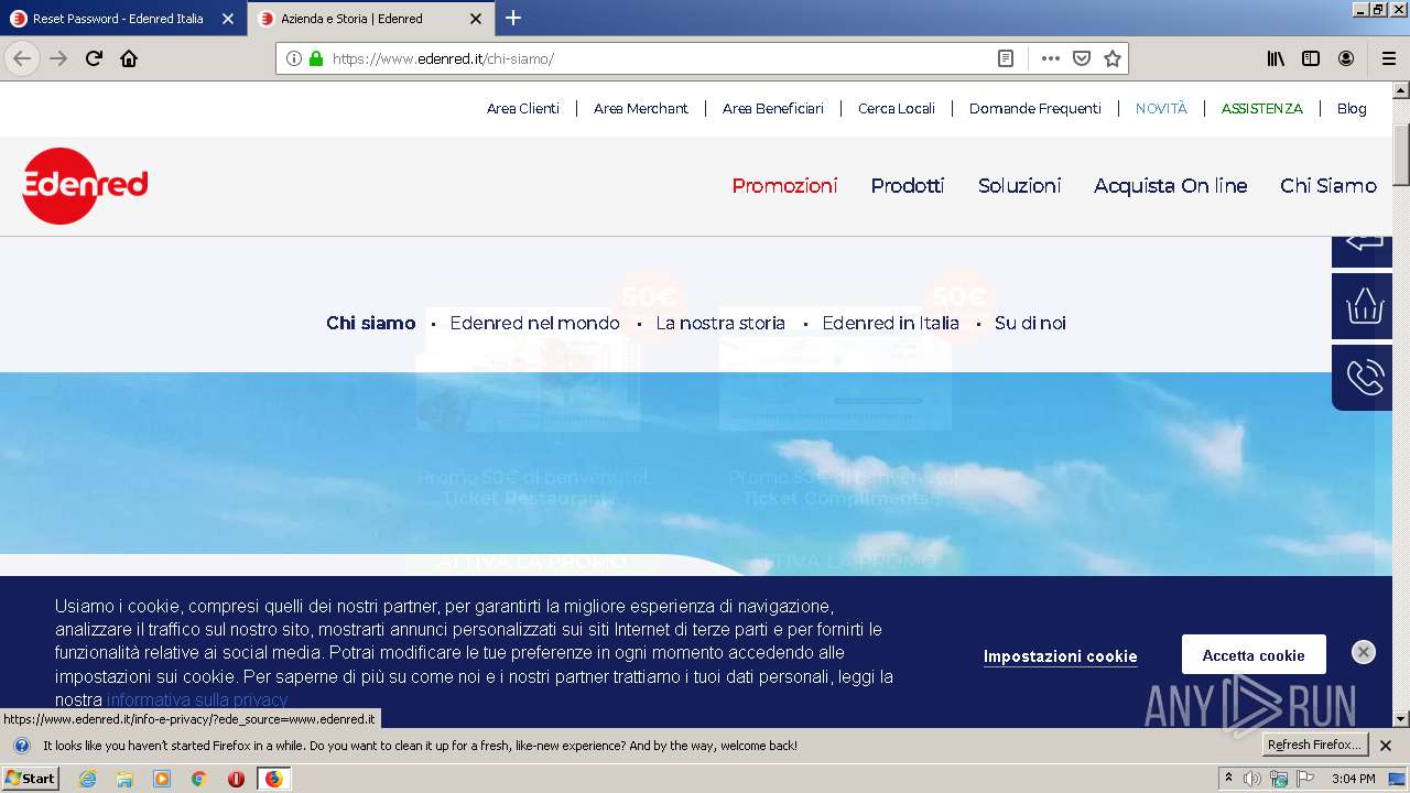 Edenred Portale Beneficiari