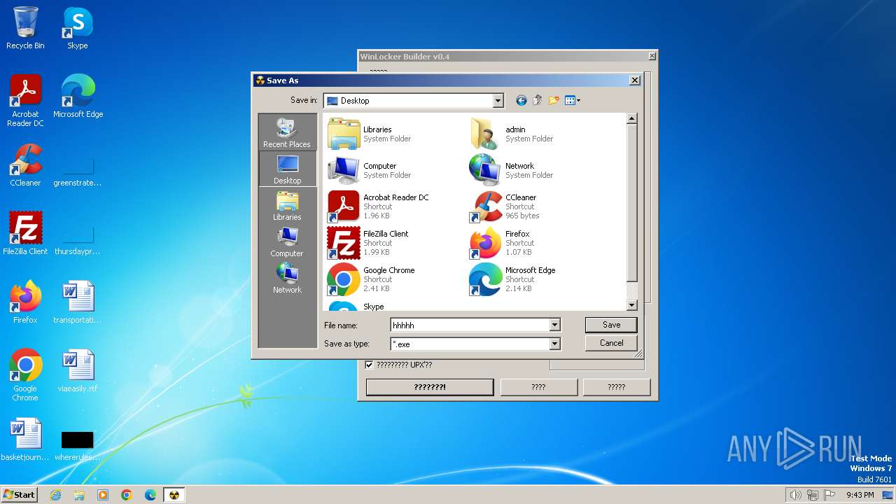 Malware analysis WinLocker_Builder_0.4.exe Malicious activity | ANY.RUN ...