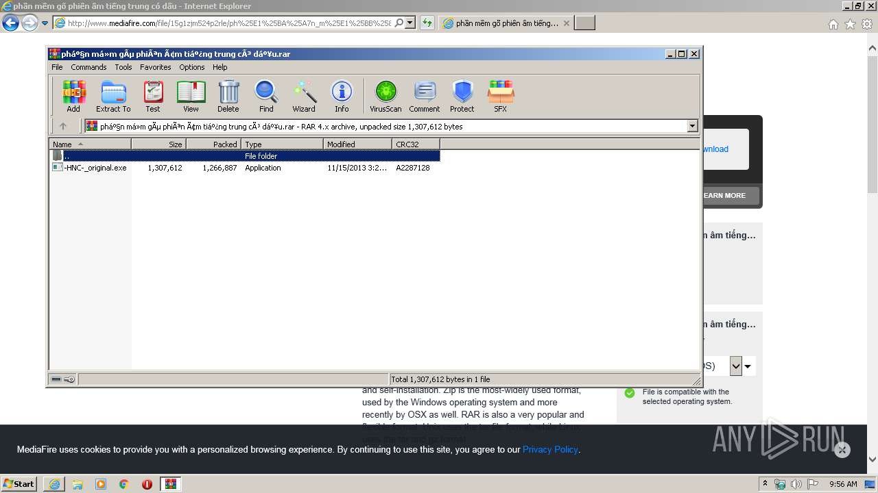 Malware analysis /ixe53lmdxbug/15g1zjm524p2rle/phần+mềm+gõ+phiên+âm+tiếng+trung+có+dấ  Malicious activity  - Malware Sandbox Online