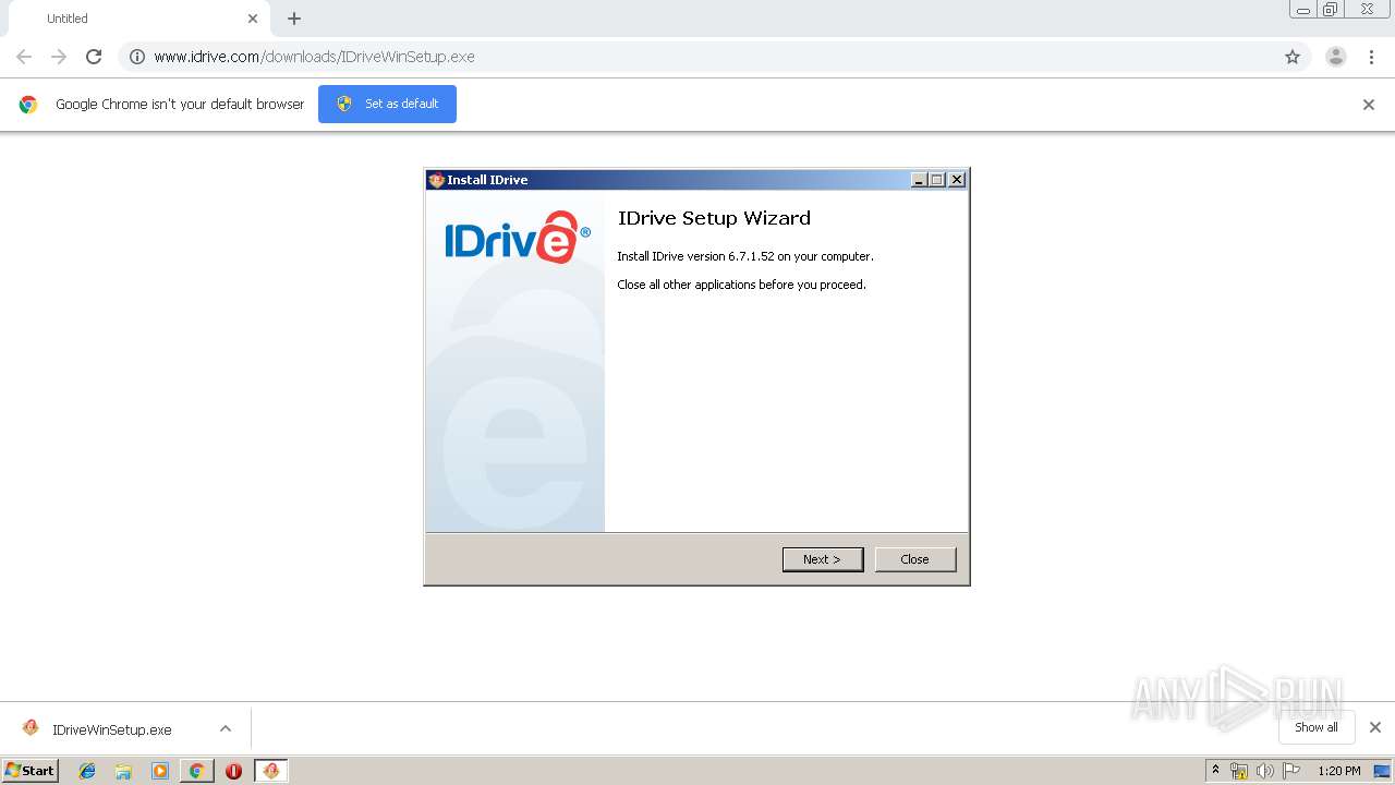 install idrive on windows with a script