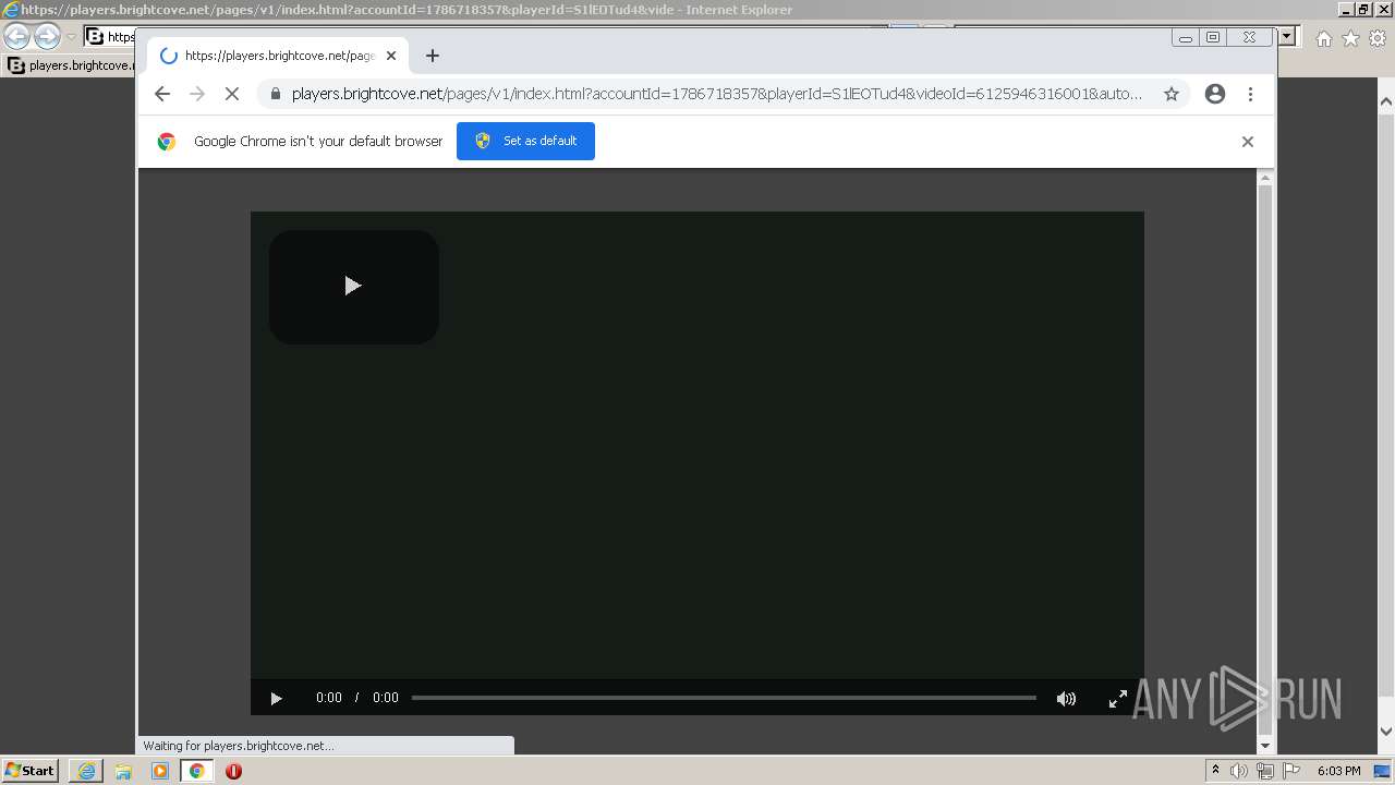 Malware analysis https://players.brightcove.net/pages/v1/index.html ...