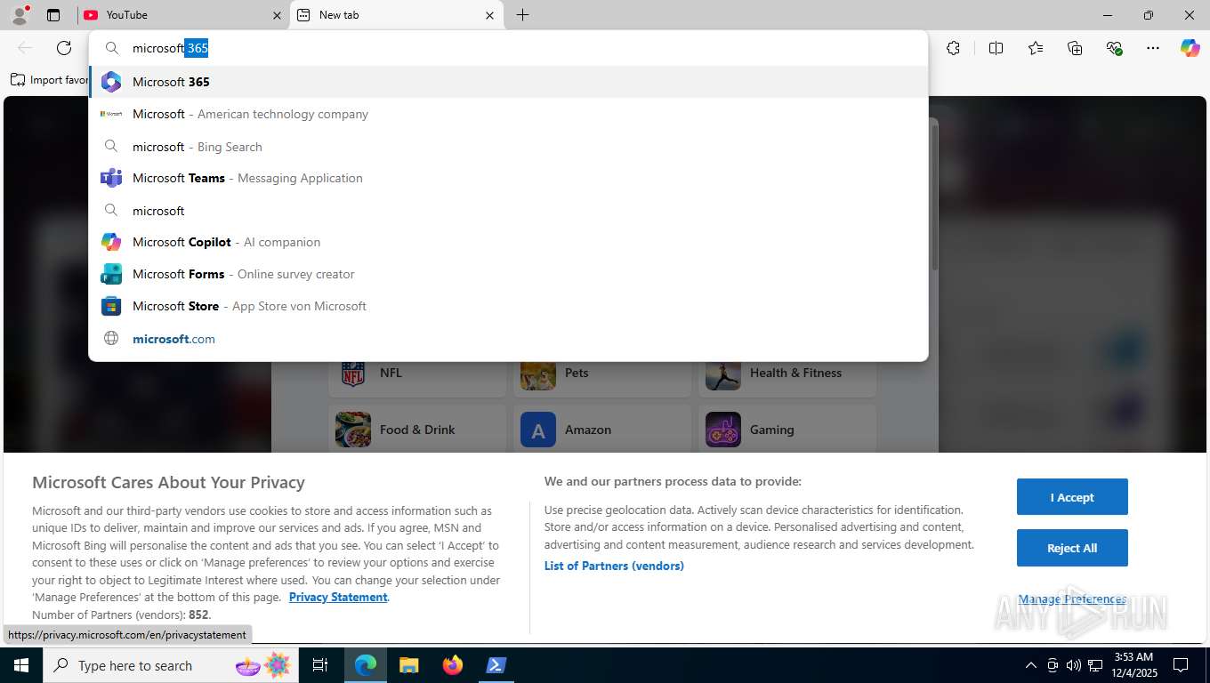 Malware analysis youtube.com Malicious activity | ANY.RUN - Malware ...