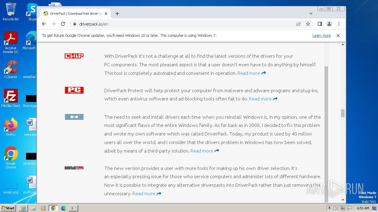 Malware Analysis Dl.Driverpack.Io Malicious Activity | ANY.RUN.