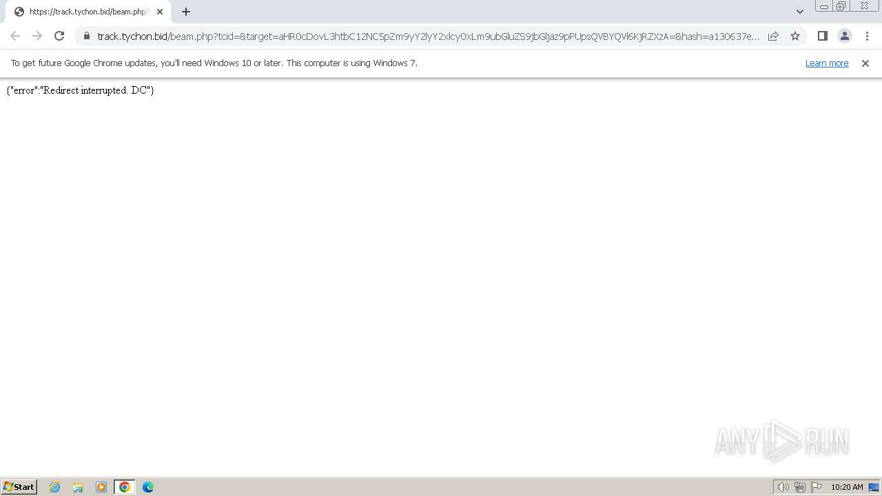 Tychon Query Malware analysis https://track.tychon.bid/beam.php?tcid=&target ...