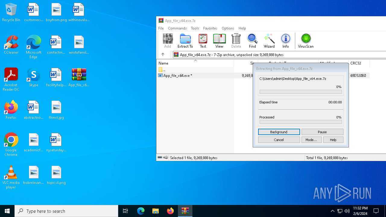 Malware Analysis App File X64 Exe 7z Malicious Activity Any Run Malware Analysis App File X64 Exe 7z Malicious Activity Any Run