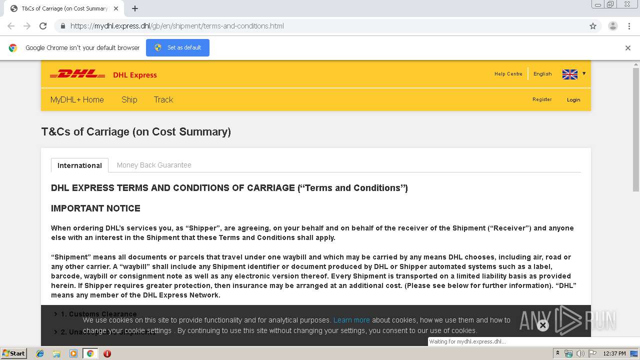 Malware analysis /content/dhl/gb/en/shipment/  No threats detected  - Malware Sandbox Online