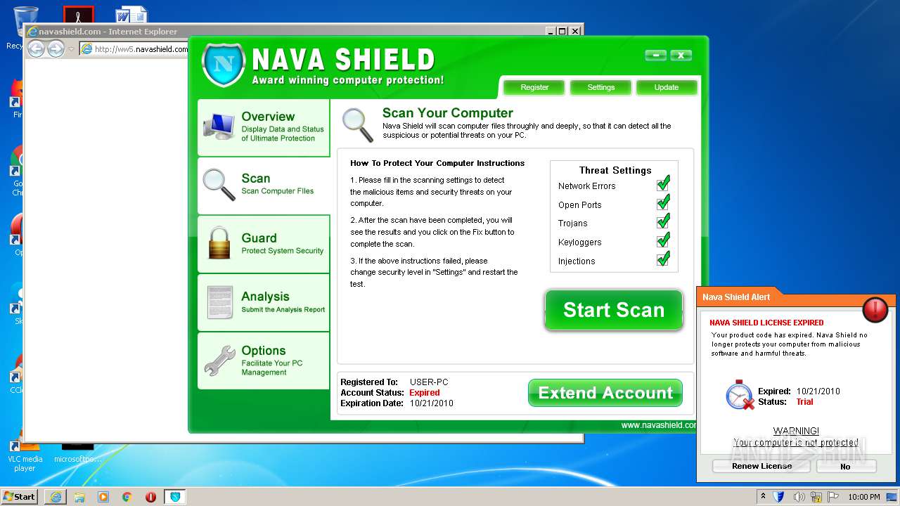 Malware analysis Endermanch@NavaShield.exe Malicious activity | ANY.RUN ...