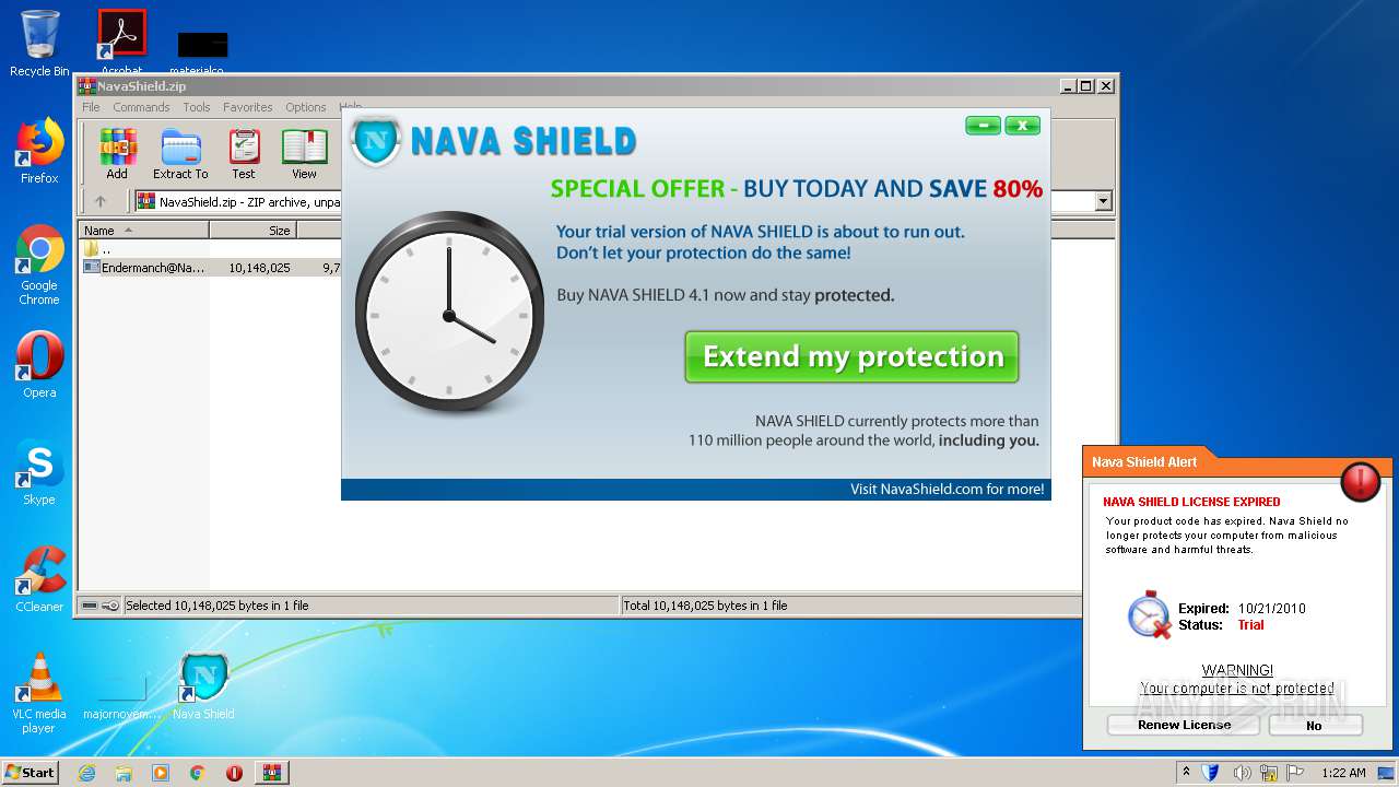 Malware analysis NavaShield.zip Malicious activity | ANY.RUN - Malware ...