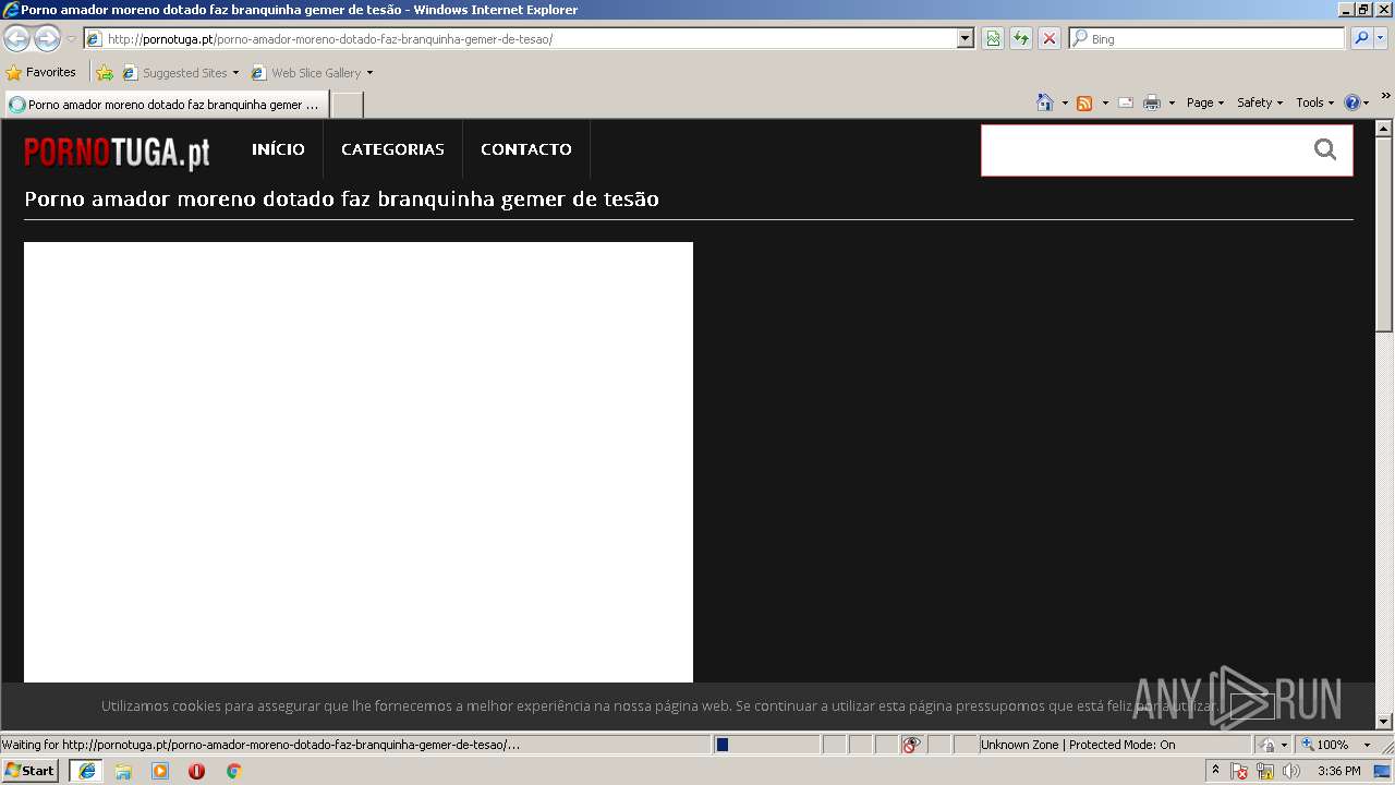 Malware analysis http://pornotuga.pt/porno-amador-moreno-dotado-faz-branquinha-gemer-de-tesao/  Malicious activity | ANY.RUN - Malware Sandbox Online