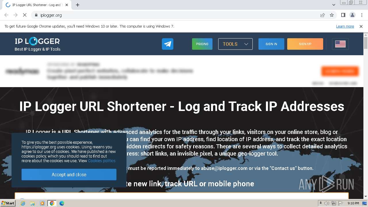 IP Logger URL Shortener - Log and Track IP addresses