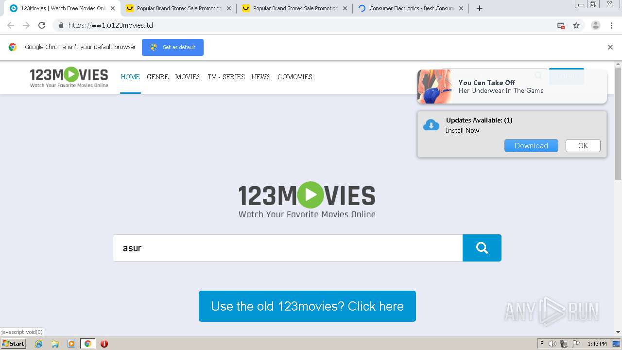 Malware analysis https://ww1.0123movies.ltd Malicious activity | ANY ...