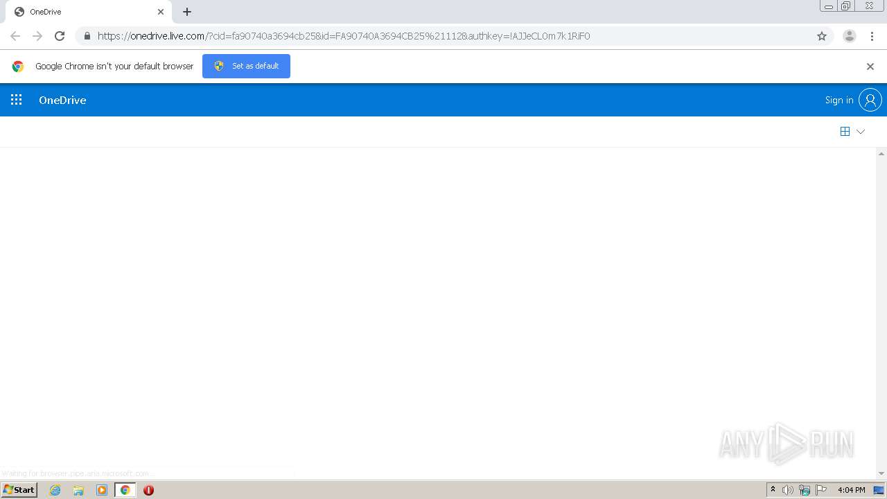 Malware analysis https://1drv.ms/u/s!AiXLlDYKdJD6cJJeCL0m7k1RiF0?e ...