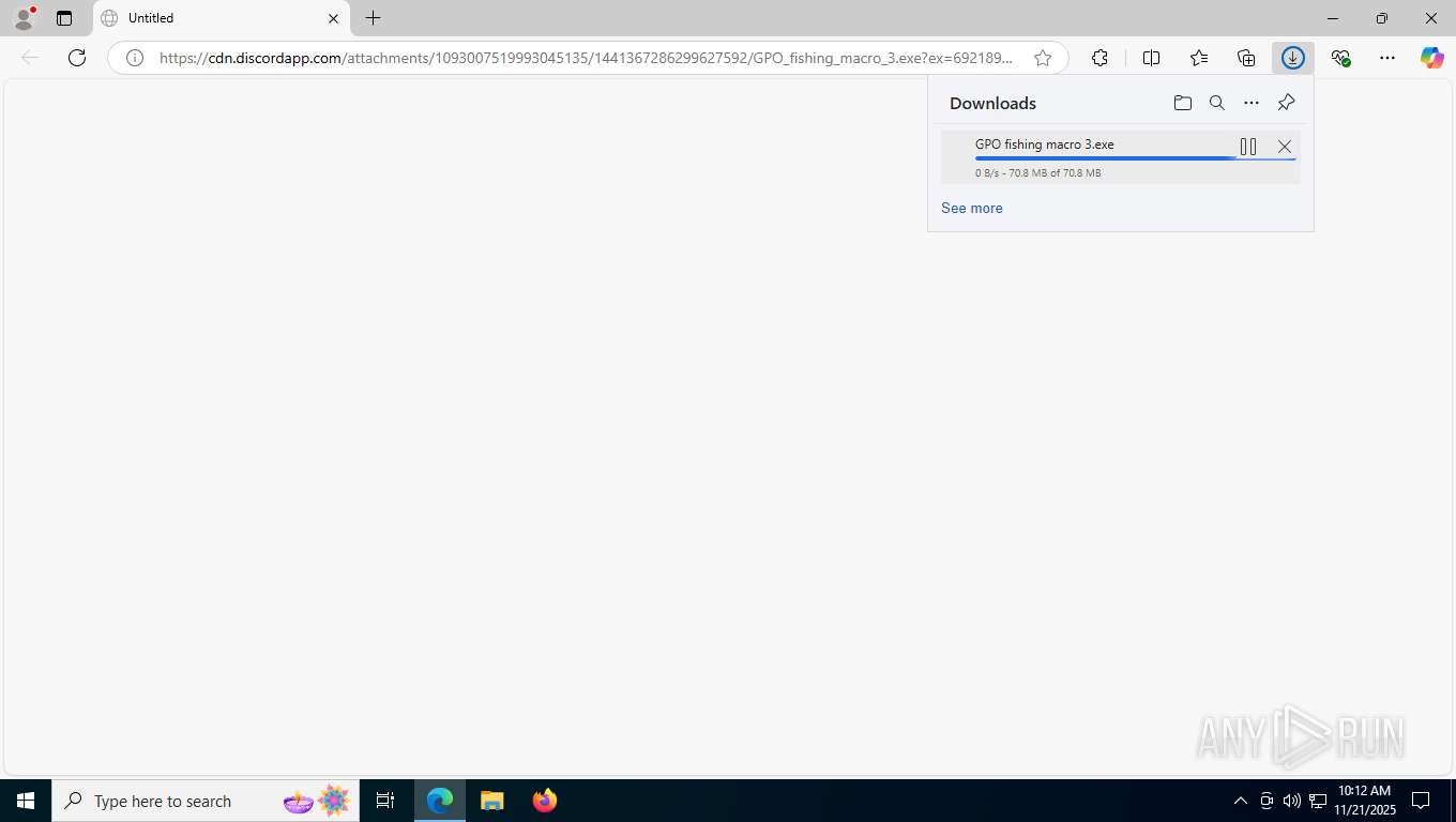 Malware analysis https://cdn.discordapp.com/attachments ...