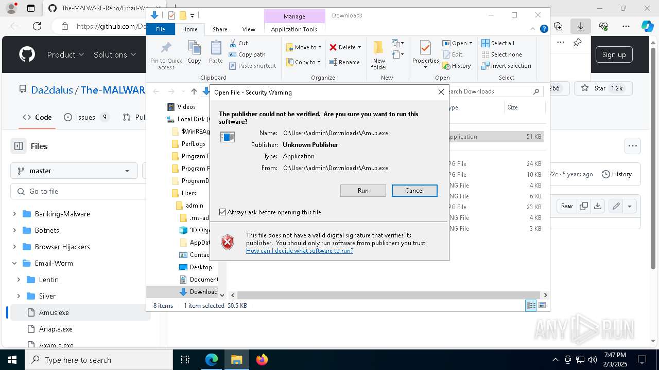 Malware analysis https://github.com/Da2dalus/The-MALWARE-Repo/blob ...