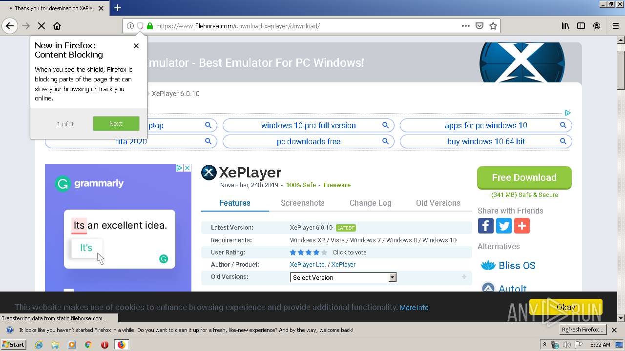 Https Www Filehorse Com Download Xeplayer Any Run Free