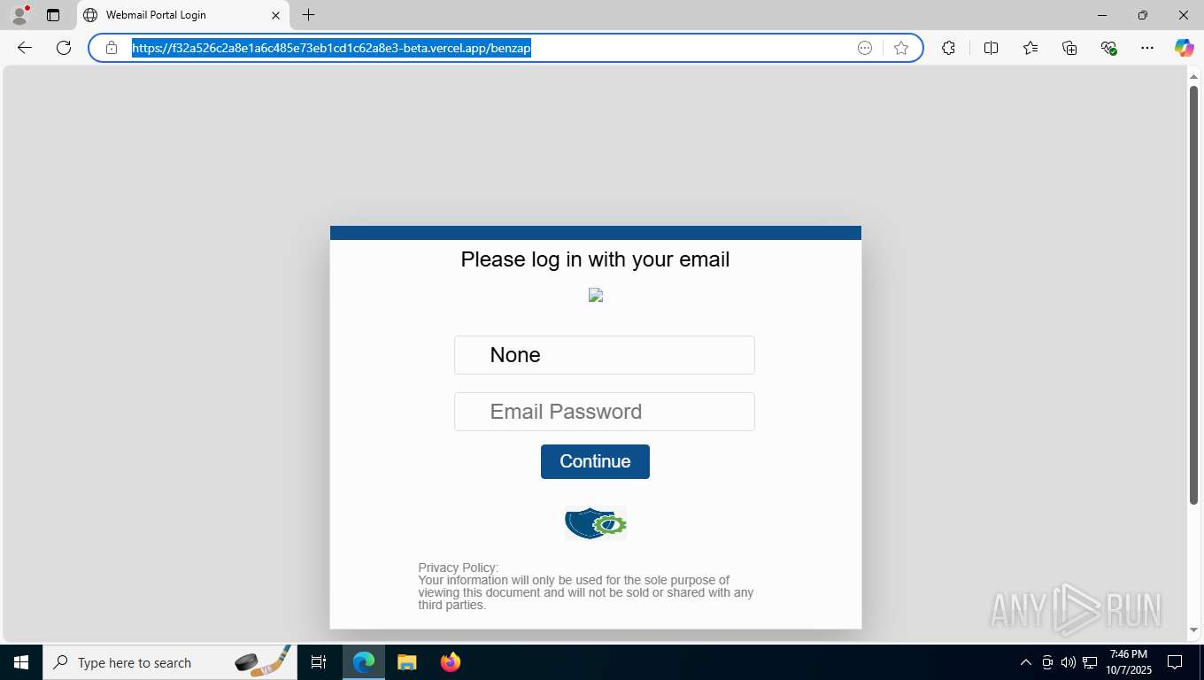 Malware analysis https://mcas-proxyweb.mcas.ms/certificate-checker ...