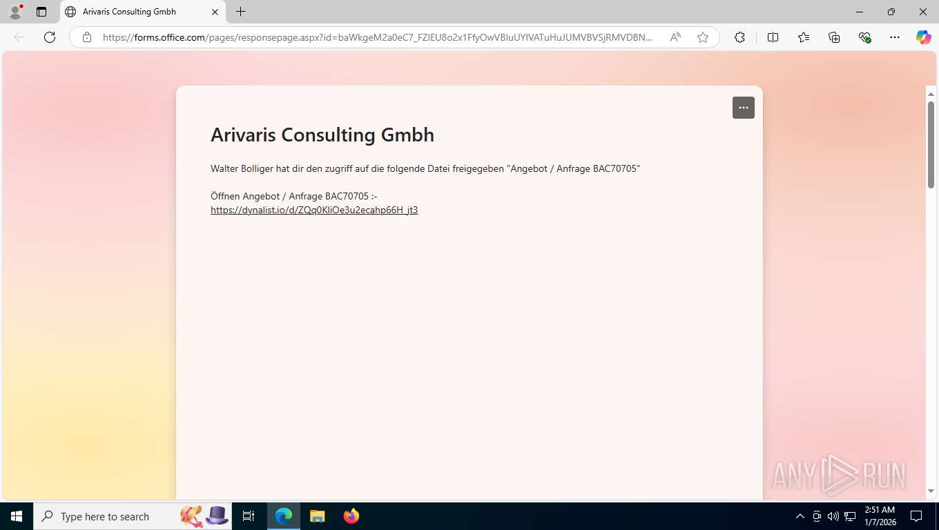 Malware analysis https://eur01.safelinks.protection.outlook.com/?url ...
