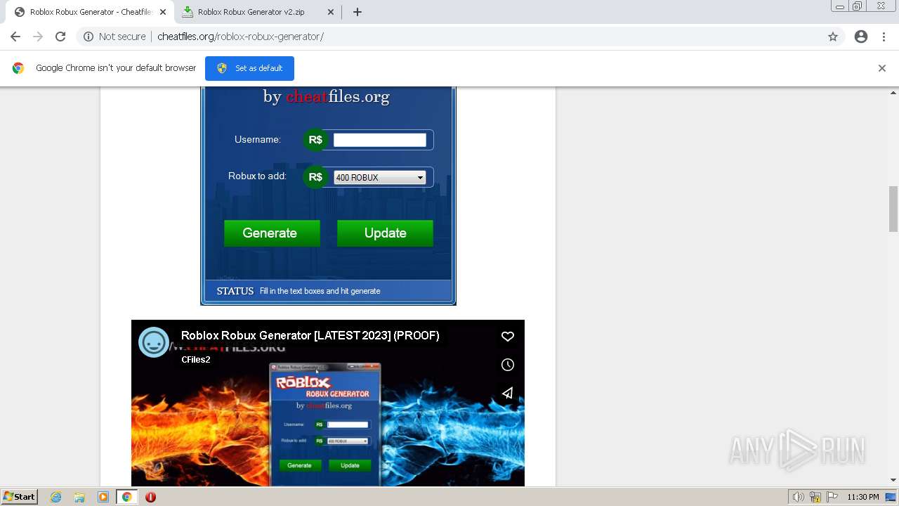 Roblox Robux Generator - Cheatfiles.org