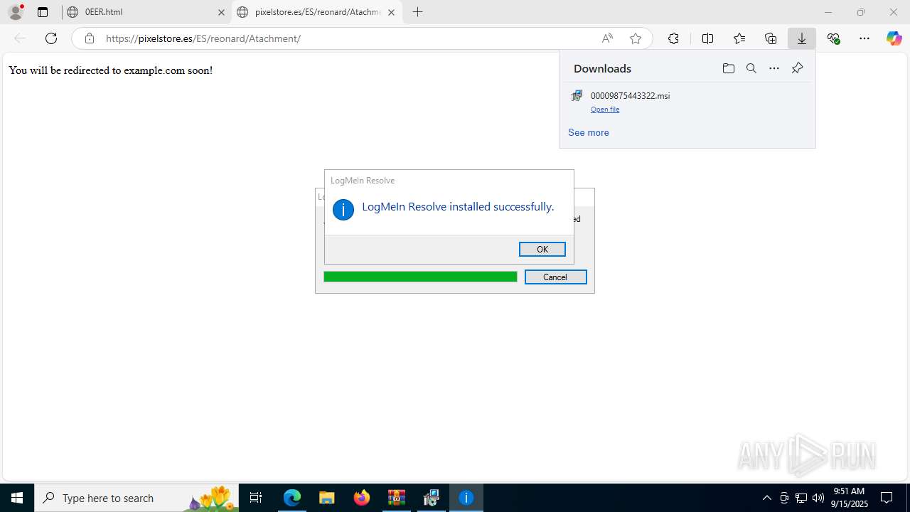Malware analysis 0EER.zip Malicious activity | ANY.RUN - Malware ...