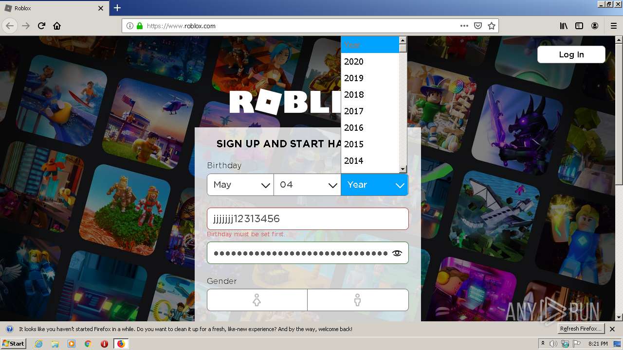Roblox 2019 Login & Site