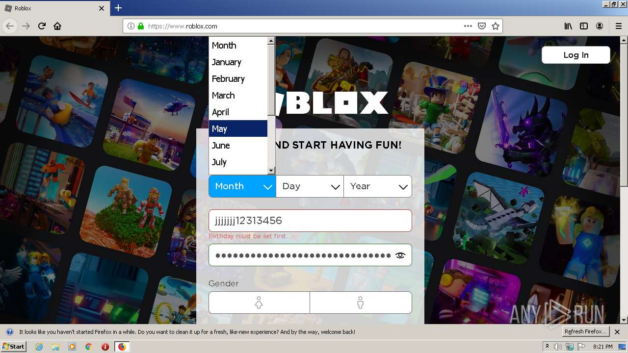 Https Www Roblox Com Any Run Free Malware Sandbox Online - how to make roblox games progra