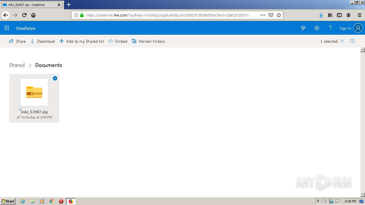 Malware analysis https://1drv.ms/u/s!AqdWadk1L7UtdWn6qy2ugsfuyR0?e ...