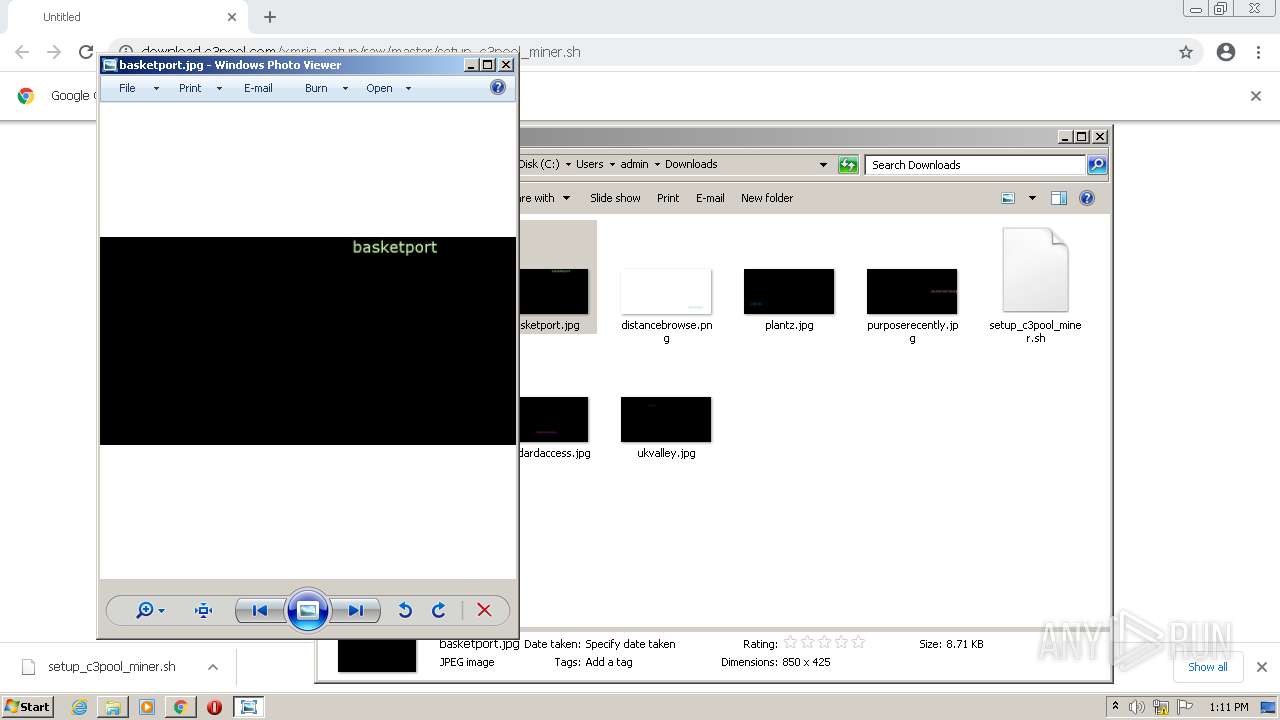 Malware analysis http://download.c3pool.com/xmrig_setup/raw/master ...