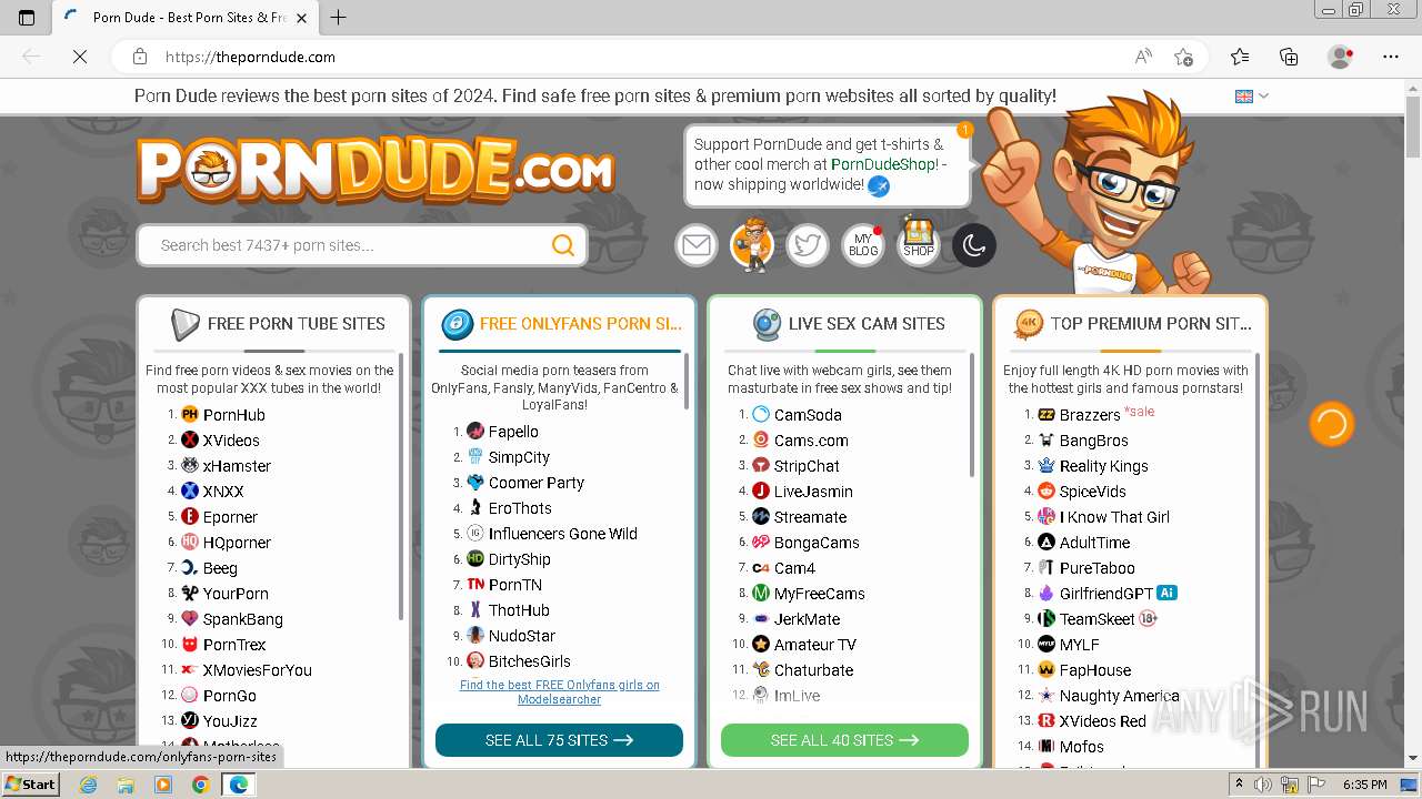 Malware analysis porndude.link Malicious activity | ANY.RUN - Malware  Sandbox Online