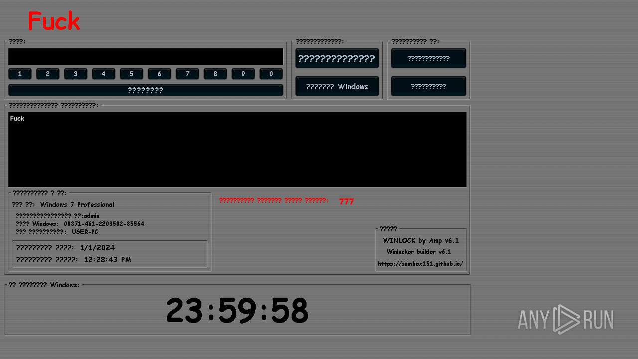 Malware Analysis WinLocker.Exe Malicious Activity | ANY.RUN.
