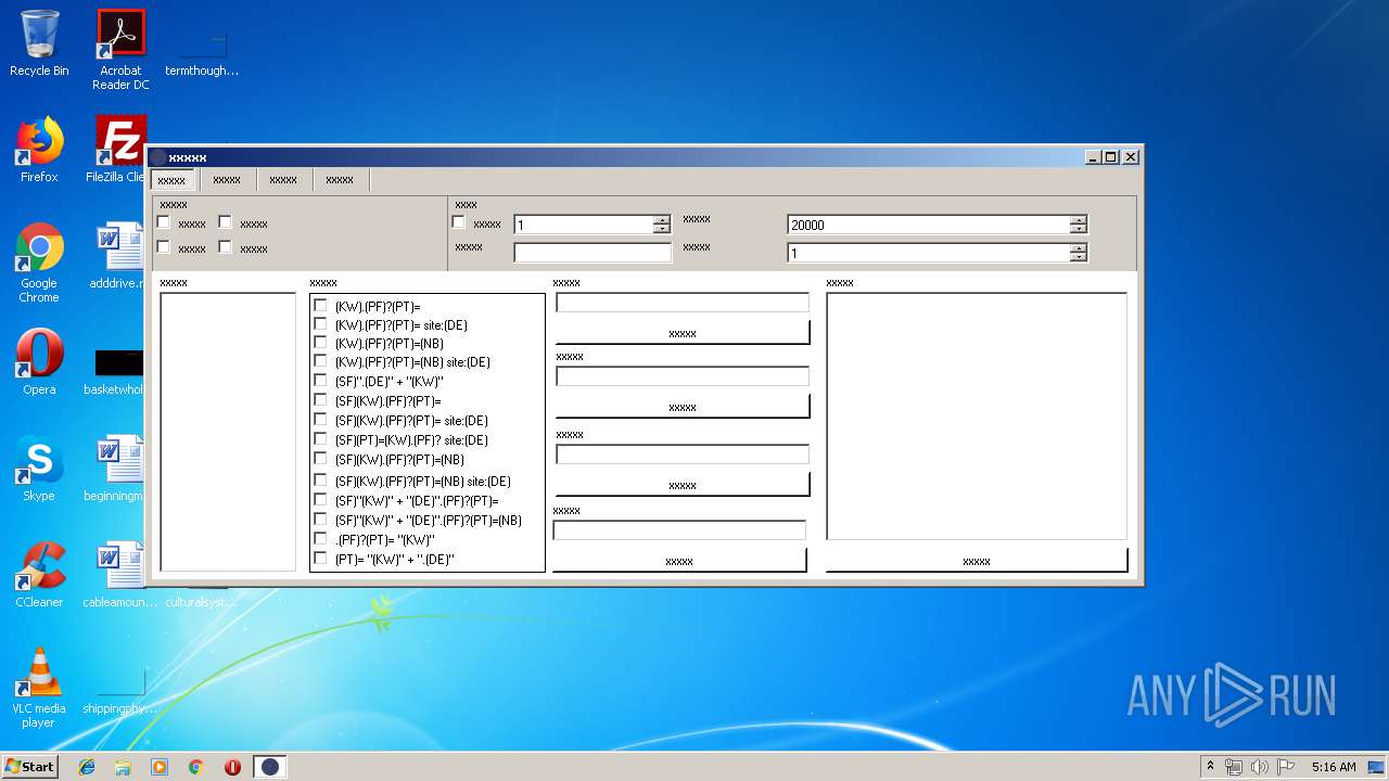 Malware analysis TSP Dork generator.exe No threats detected ANY.RUN