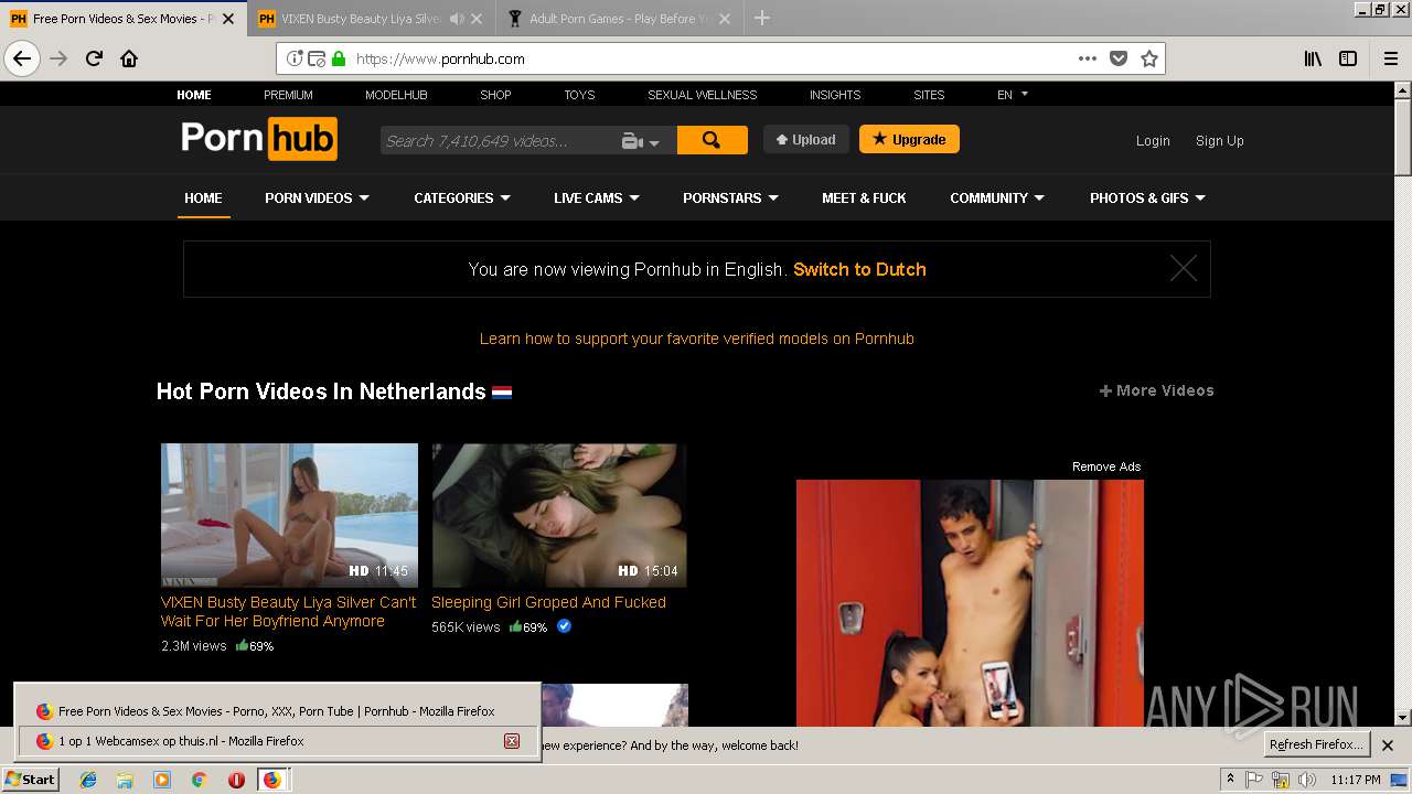 Malware analysis https://www.pornhub.com Malicious activity | ANY.RUN -  Malware Sandbox Online
