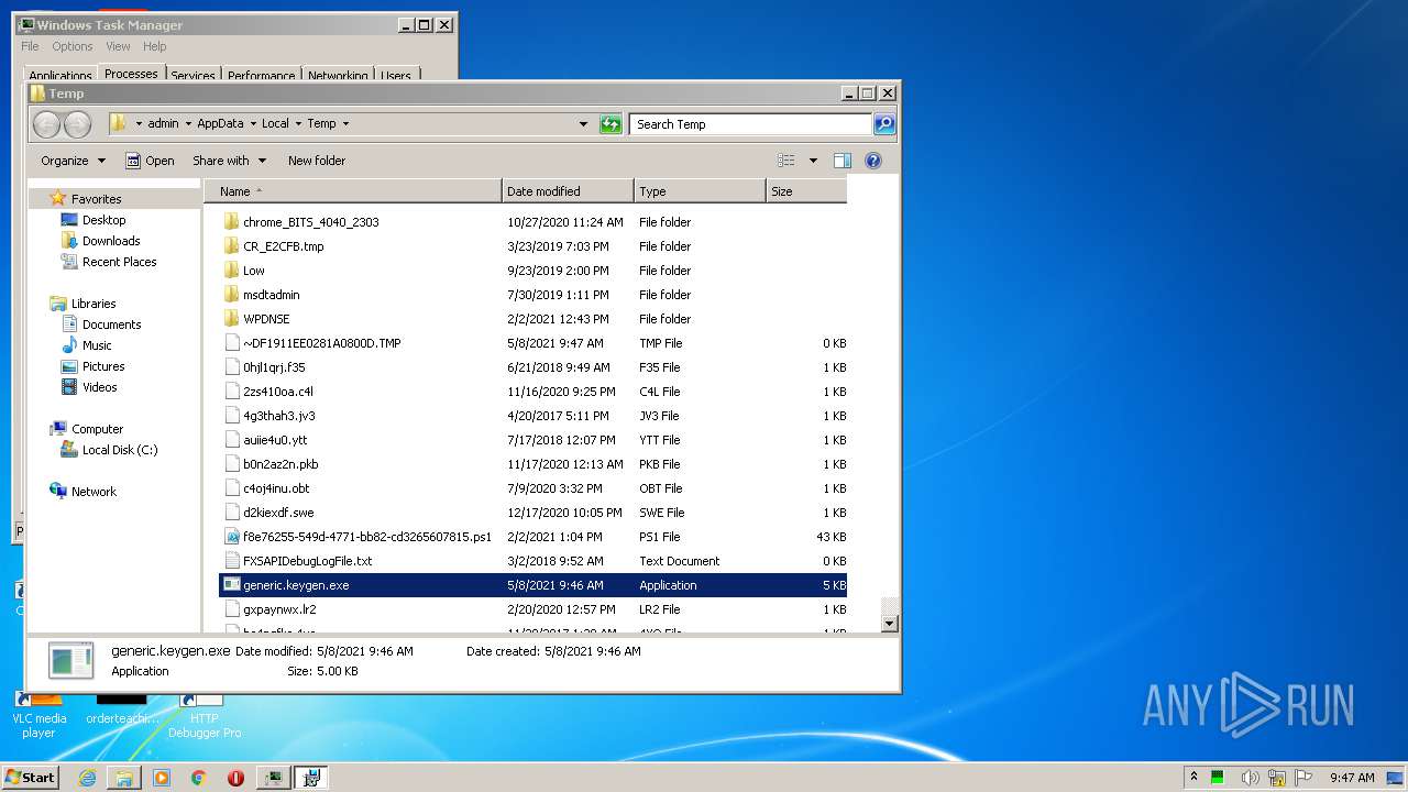Malware analysis generic.keygen.exe Malicious activity | ANY.RUN ...