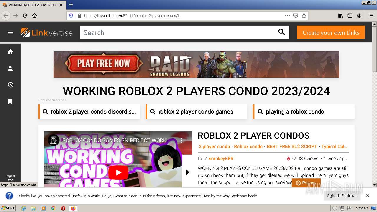 Roblox condo links 