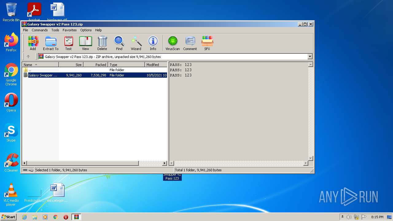 Malware analysis Galaxy Swapper v2 Pass 123.zip Malicious activity |  ANY.RUN - Malware Sandbox Online