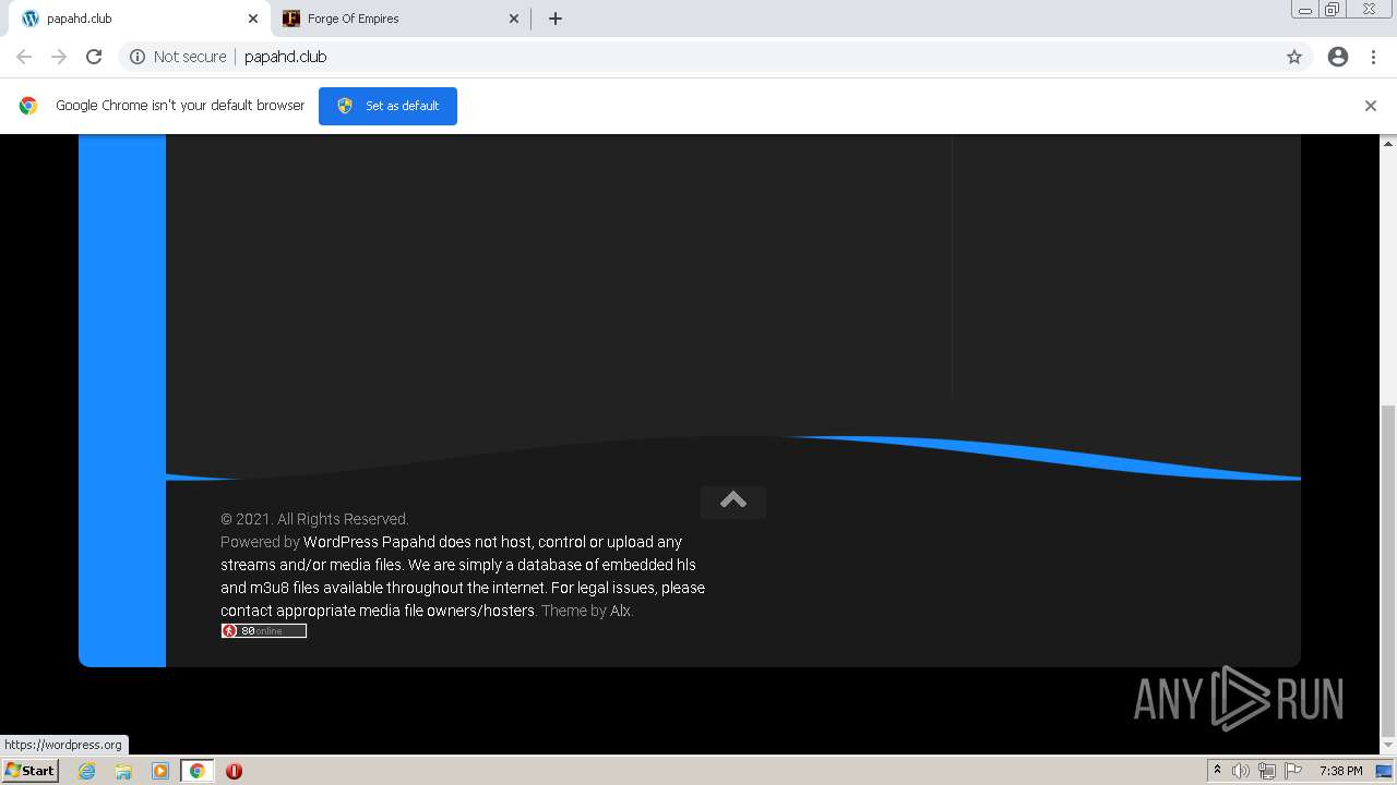 Malware analysis  Malicious activity  - Malware  Sandbox Online