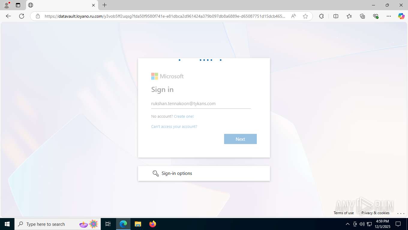 Malware analysis https://login.microsoftonline.com/common/oauth2/v2.0 ...