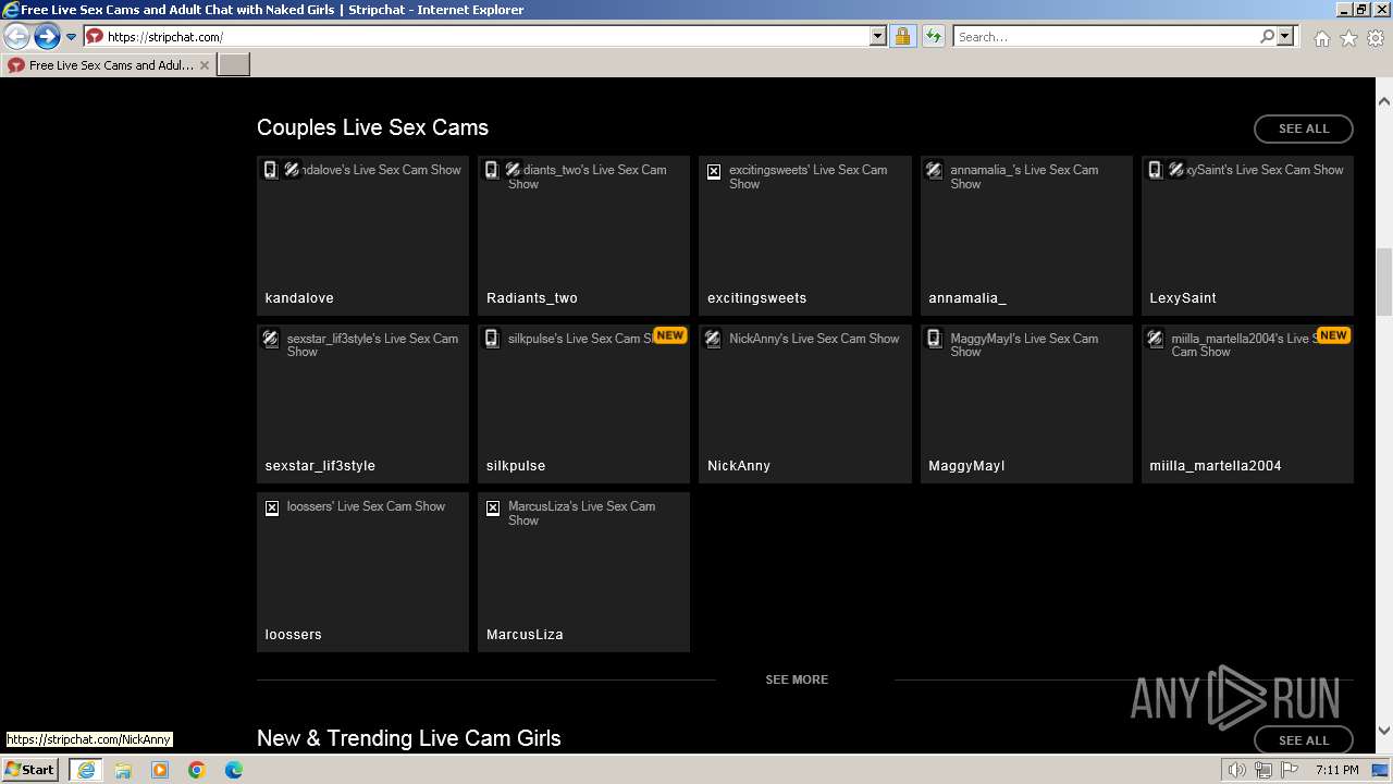 Malware analysis stripchat.com Malicious activity | ANY.RUN - Malware  Sandbox Online