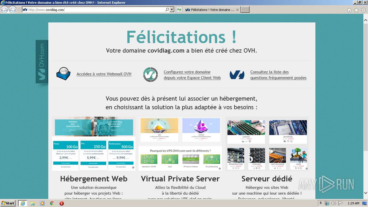 Http Covidiag Com Any Run Free Malware Sandbox Online