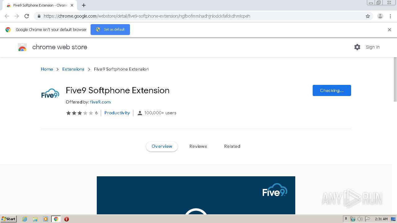 Malware analysis  https://chrome.google.com/webstore/detail/ngfbofmmhadhjnlodckfafckdhmlcpeh  No threats detected | ANY.RUN - Malware Sandbox Online