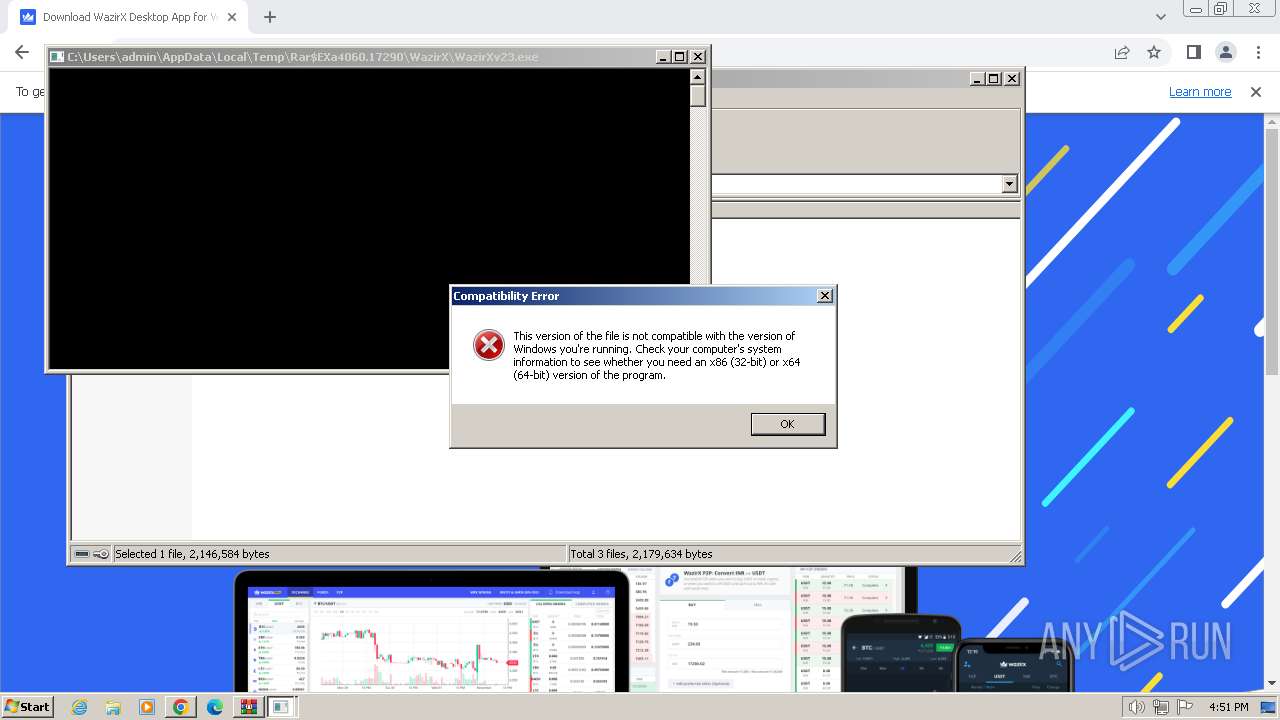 Malware analysis https://wazirxapp.space/ Malicious activity | ANY.RUN -  Malware Sandbox Online