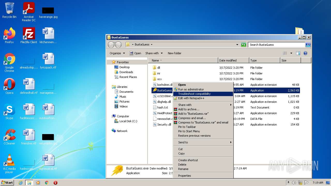 Malware Analysis BustaGuess.Zip Malicious Activity | ANY.RUN.