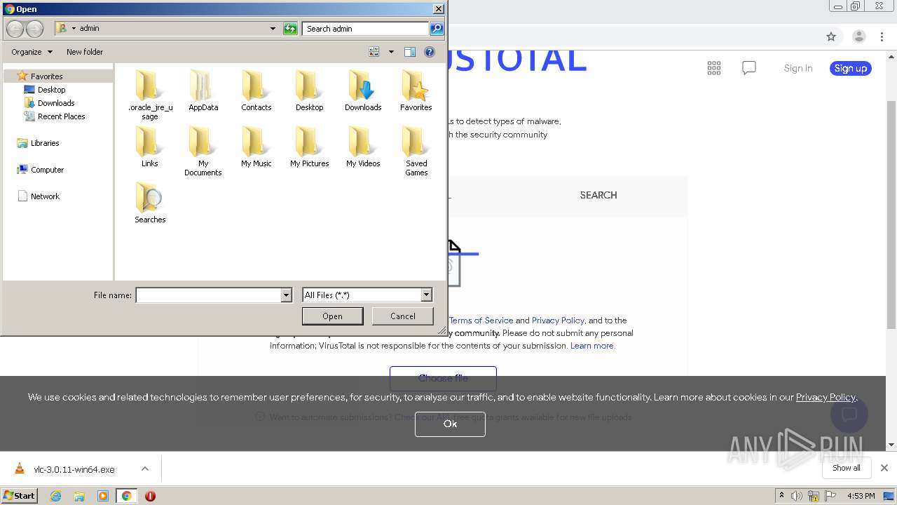 Malware analysis http//plugmirror.rcac.purdue.edu/vlc/vlc/3.0.11