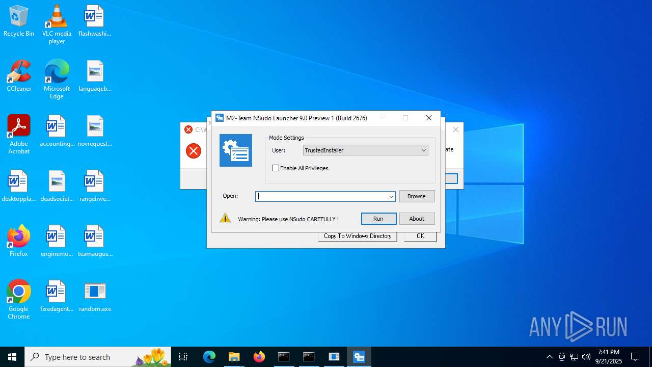 Malware analysis random.exe Malicious activity | ANY.RUN - Malware ...
