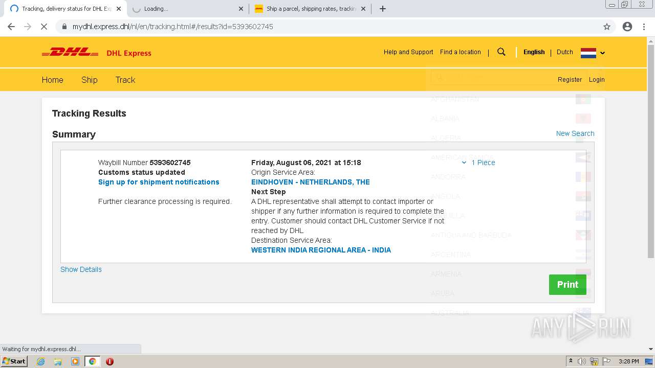 Https://mydhl.express.dhl/nl/nl/tracking.html#/results?id=5393602745 ...