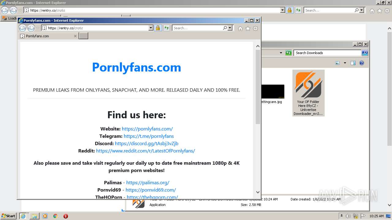 Malware analysis  linkvertise.com258316your-of-folder-here-89ycz?o=sharing  Malicious activity | ANY.RUN - Malware Sandbox Online