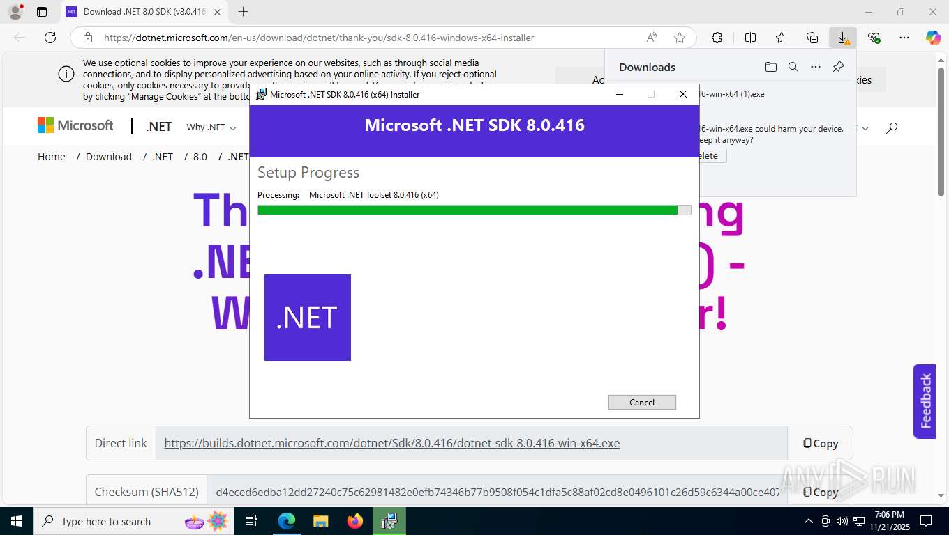 is https dotnet microsoft com en us download safe