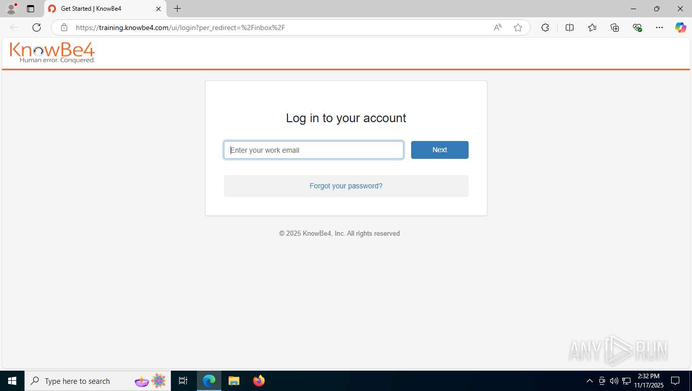 Malware analysis https://phisher.knowbe4.com/inbox/?keywords=urls%3A ...