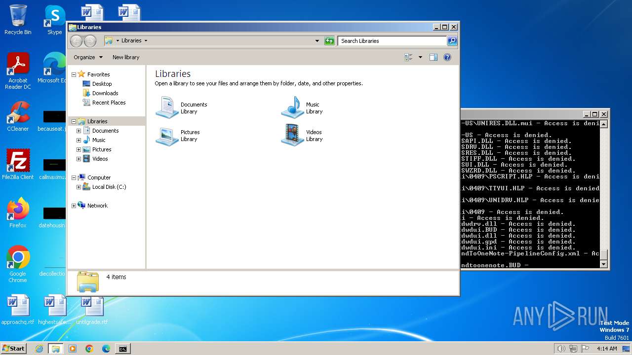 Malware Analysis Delete System32.Bat Malicious Activity | ANY.RUN.